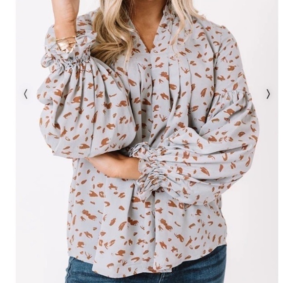 Jodifl Love In Tribeca Airy Blue Blouse - Picture 3 of 9